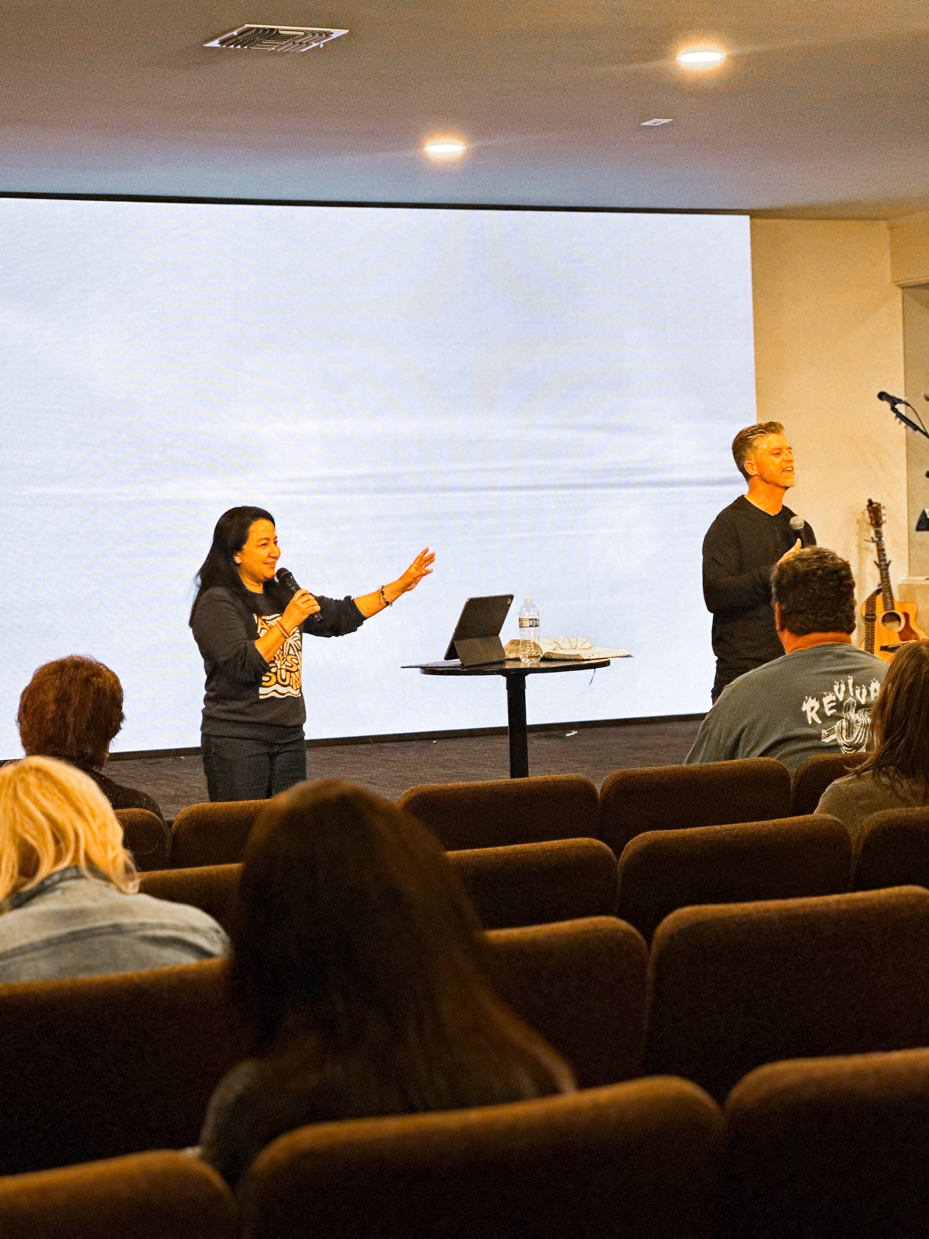 Pastors leading at Fountain of Life