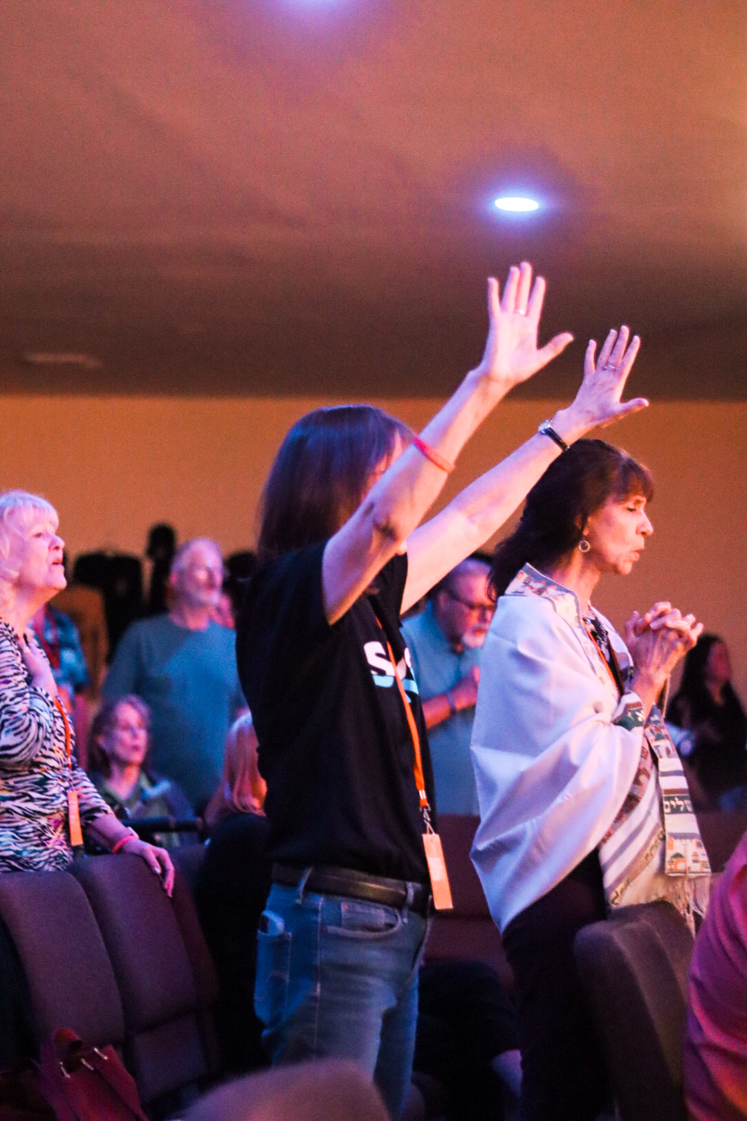 Congregation in worship at Fountain of Life