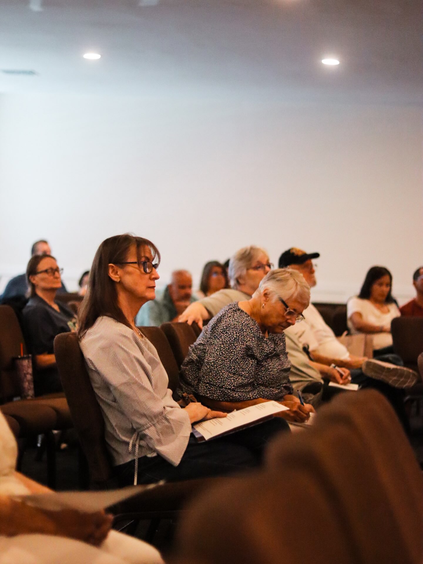 Congregation listening to the message at Fountain of Life